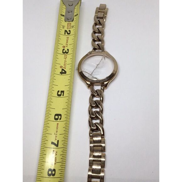 Michael Kors Watch Parts Stainless Steel Case Links Clasp Band 14mm RGold A841 - Picture 1 of 9